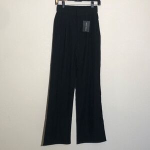 Daisy Grace Pants Womens XS Black High Rise Straight‎ Leg Casual Full Trouser